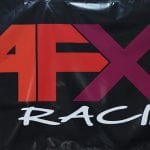 A vinyl banner produced and printed by Print Mint in Adelaide for AFX Racing